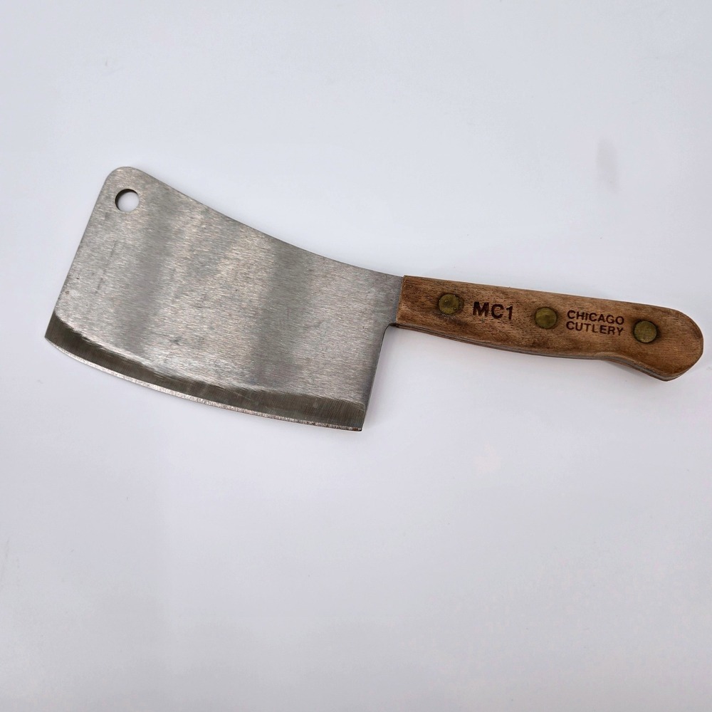Vintage Chicago Cutlery MC1 Walnut Tradition Meat Cleaver‎ Made in USA